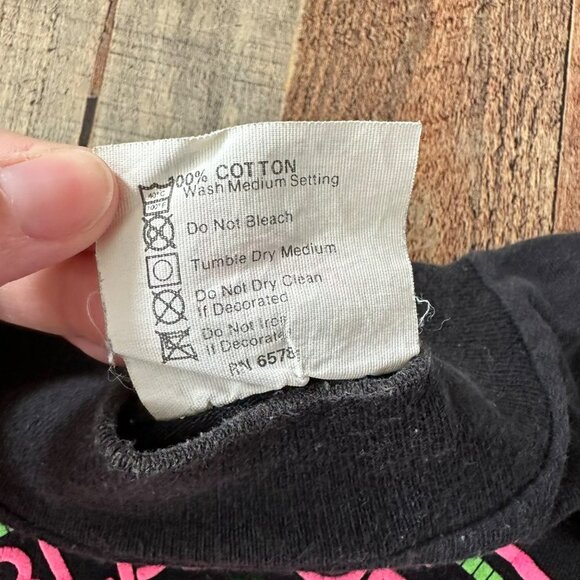 Rags to Riches Vintage Worlds of Fun Oversized Boxey Short Sleeve Cropped Tee - Picture 9 of 10